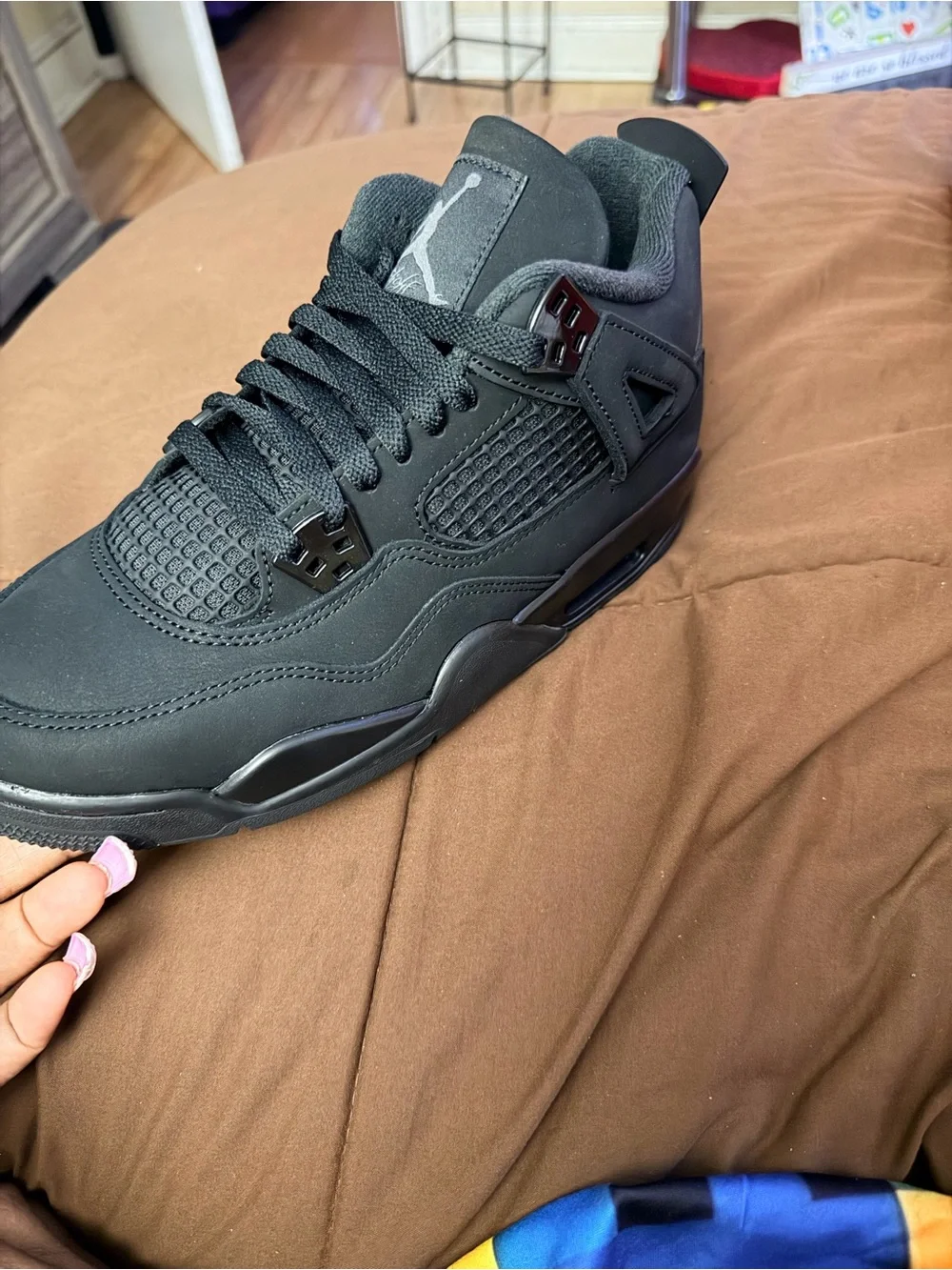 Nike Air Jordan 4 Retro Men's Sneakers - Black